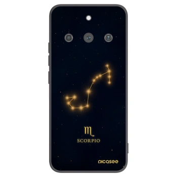 Picasee crna silikonska maskica za Realme 11 Pro+ - SCORPIO