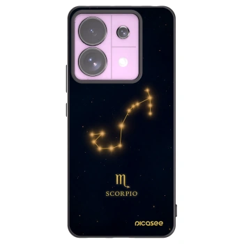 Picasee crna silikonska maskica za Xiaomi Redmi Note 13 Pro 5G - SCORPIO