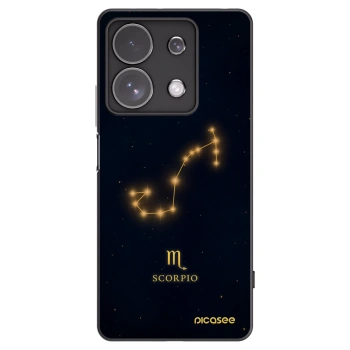 Picasee crna silikonska maskica za Xiaomi Redmi Note 13 Pro 4G - SCORPIO