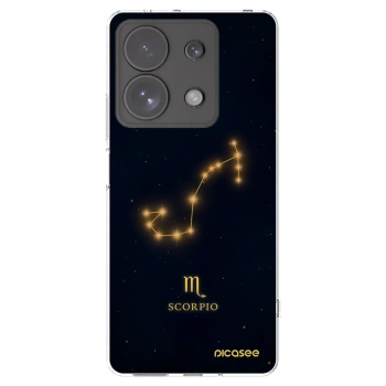Picasee silikonska prozirna maskica za Xiaomi Redmi Note 13 Pro 4G - SCORPIO