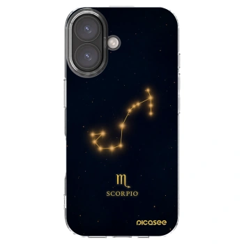 Picasee silikonska prozirna maskica za Apple iPhone 16 - SCORPIO