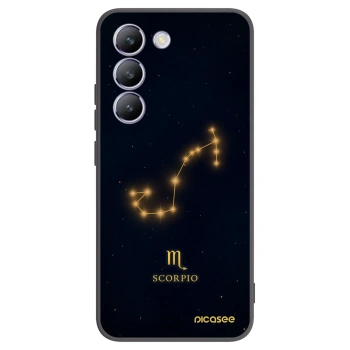 Picasee crna silikonska maskica za Vivo V40 SE 5G - SCORPIO