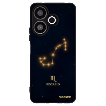 Picasee crna silikonska maskica za Xiaomi Redmi 13 4G - SCORPIO