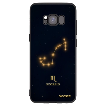 Picasee crna silikonska maskica za Samsung Galaxy S8 G950F - SCORPIO