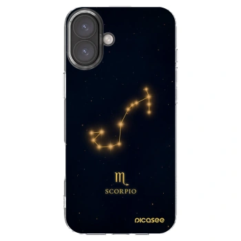 Picasee silikonska prozirna maskica za Apple iPhone 16 Plus - SCORPIO