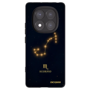 Picasee crna silikonska maskica za Xiaomi Redmi Note 14 Pro+ 5G - SCORPIO