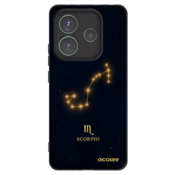Picasee crna silikonska maskica za Xiaomi Redmi Note 14 5G - SCORPIO