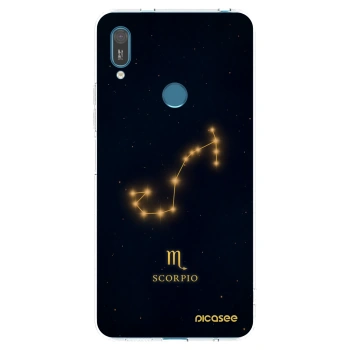 Picasee silikonska prozirna maskica za Huawei Y7 2019 - SCORPIO