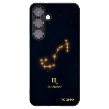 Picasee crna silikonska maskica za Samsung Galaxy S25+ 5G - SCORPIO