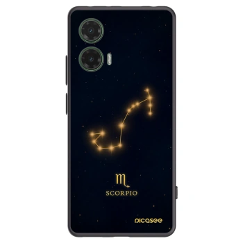 Picasee crna silikonska maskica za Motorola Moto G35 5G - SCORPIO