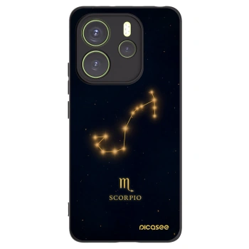 Picasee crna silikonska maskica za Xiaomi Redmi Note 14 4G - SCORPIO