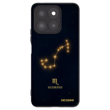 Picasee crna silikonska maskica za Honor X8c - SCORPIO