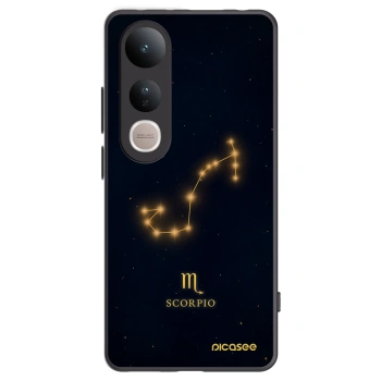 Picasee crna silikonska maskica za Vivo V50 Lite 5G - SCORPIO