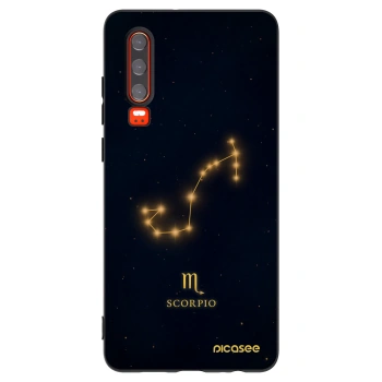Picasee crna silikonska maskica za Huawei P30 - SCORPIO