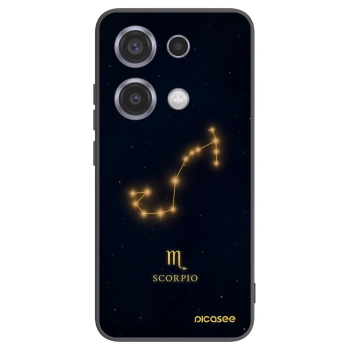 Picasee crna silikonska maskica za Xiaomi Redmi Note 14S - SCORPIO