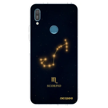 Picasee silikonska prozirna maskica za Huawei Y6 2019 - SCORPIO