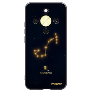 Picasee crna silikonska maskica za Honor Magic8 Lite 5G - SCORPIO