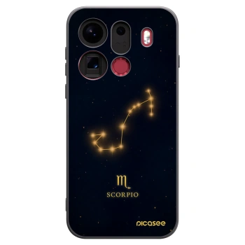 Picasee crna silikonska maskica za OPPO Find X9 Pro - SCORPIO