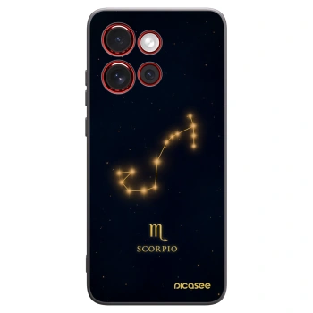 Picasee crna silikonska maskica za Motorola Edge 60 Neo 5G - SCORPIO
