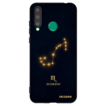 Picasee crna silikonska maskica za Honor 20 Lite - SCORPIO