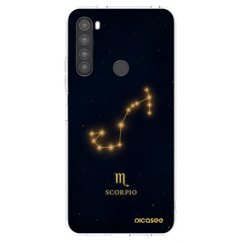 Picasee silikonska prozirna maskica za Xiaomi Redmi Note 8 - SCORPIO