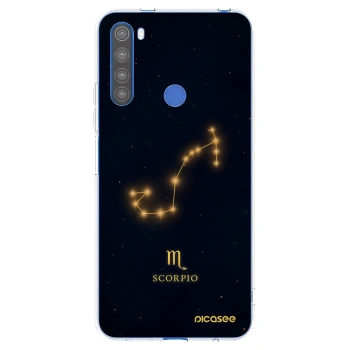 Picasee silikonska prozirna maskica za Xiaomi Redmi Note 8T - SCORPIO