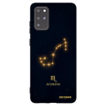 Picasee crna silikonska maskica za Samsung Galaxy S20+ G985F - SCORPIO