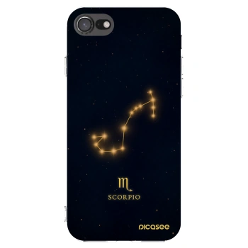 Picasee silikonska prozirna maskica za Apple iPhone SE 2020 - SCORPIO