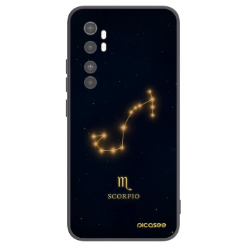 Picasee crna silikonska maskica za Xiaomi Mi Note 10 Lite - SCORPIO