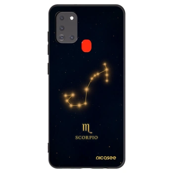 Picasee crna silikonska maskica za Samsung Galaxy A21s - SCORPIO