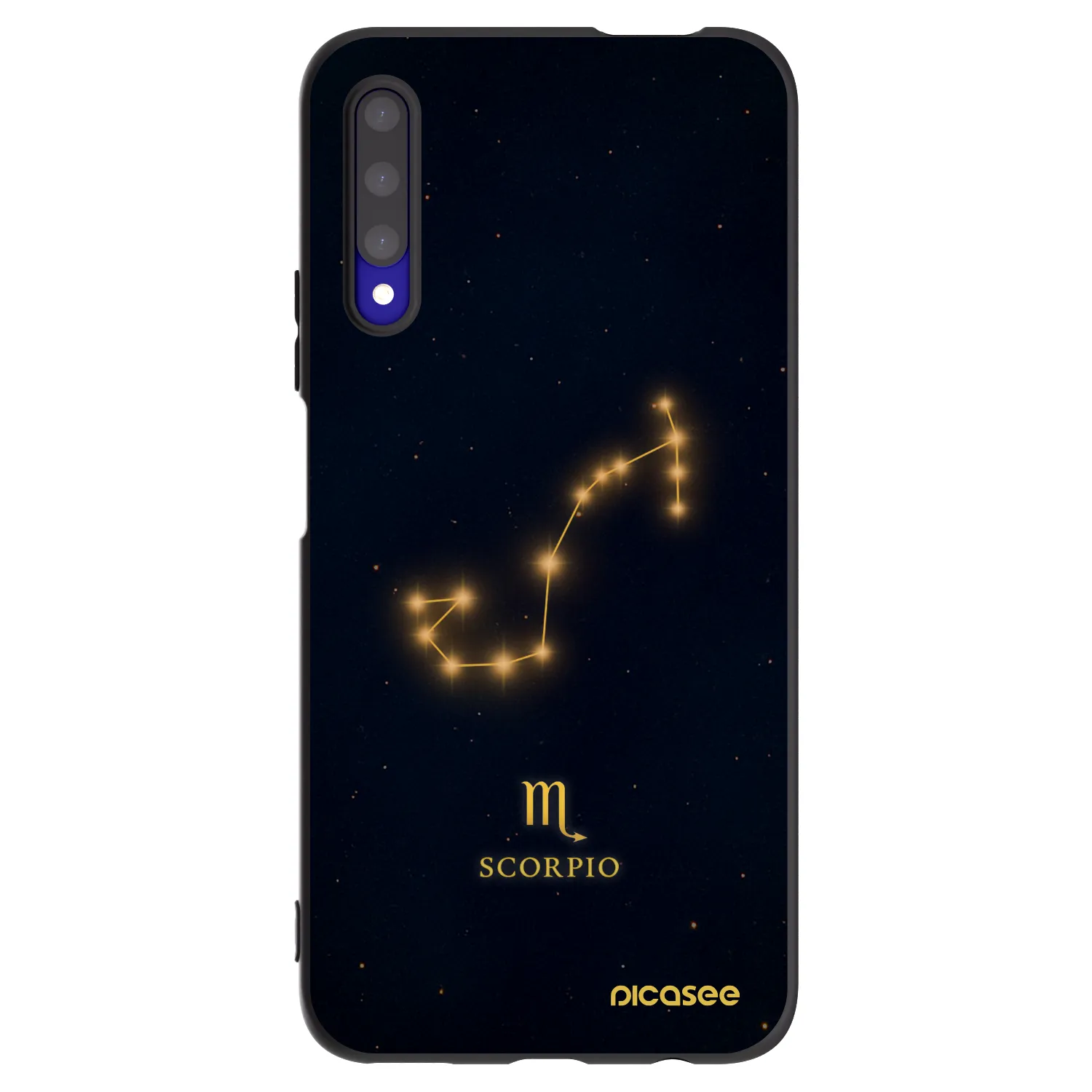 Picasee crna silikonska maskica za Honor 9X Pro - SCORPIO