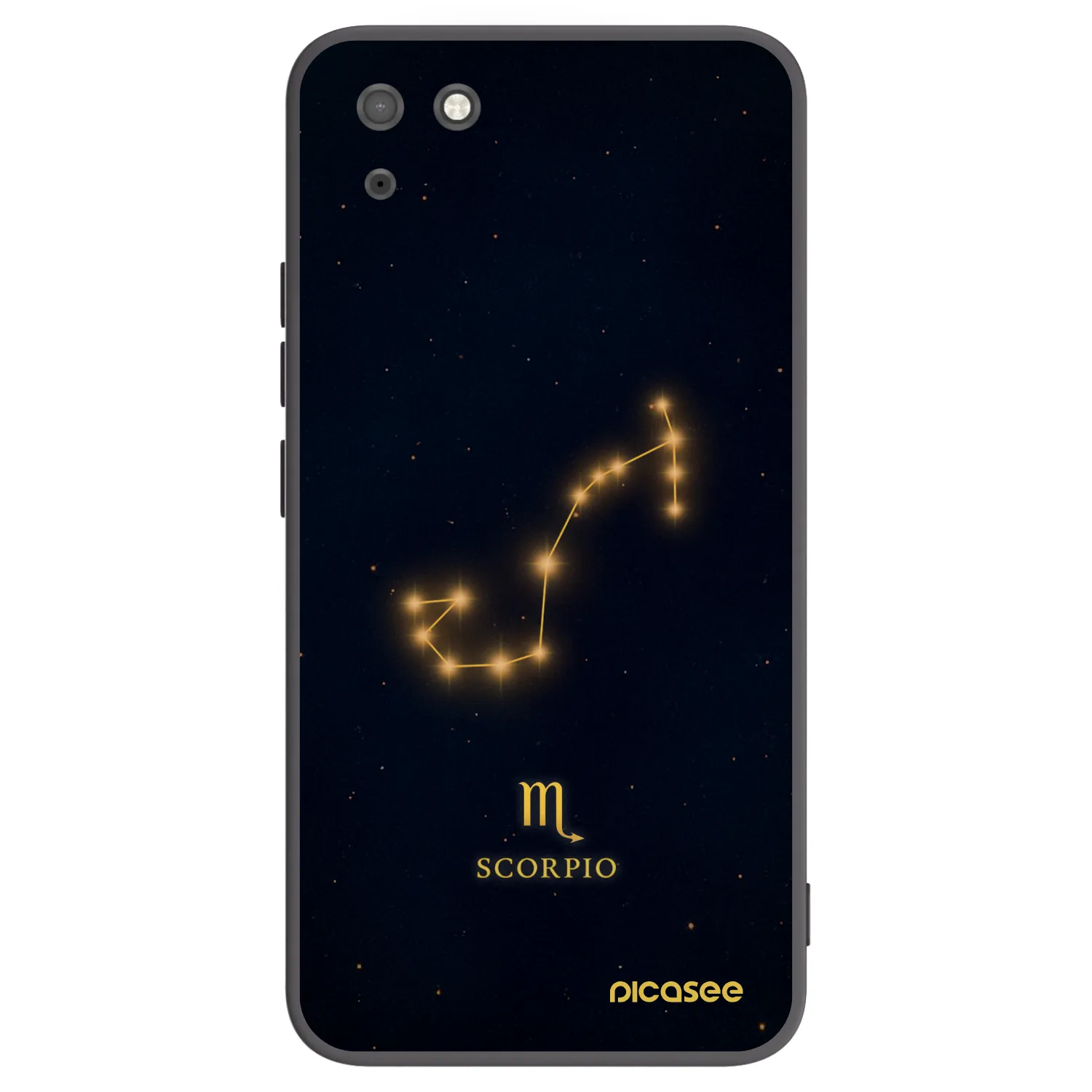 Picasee crna silikonska maskica za Huawei Y5P - SCORPIO