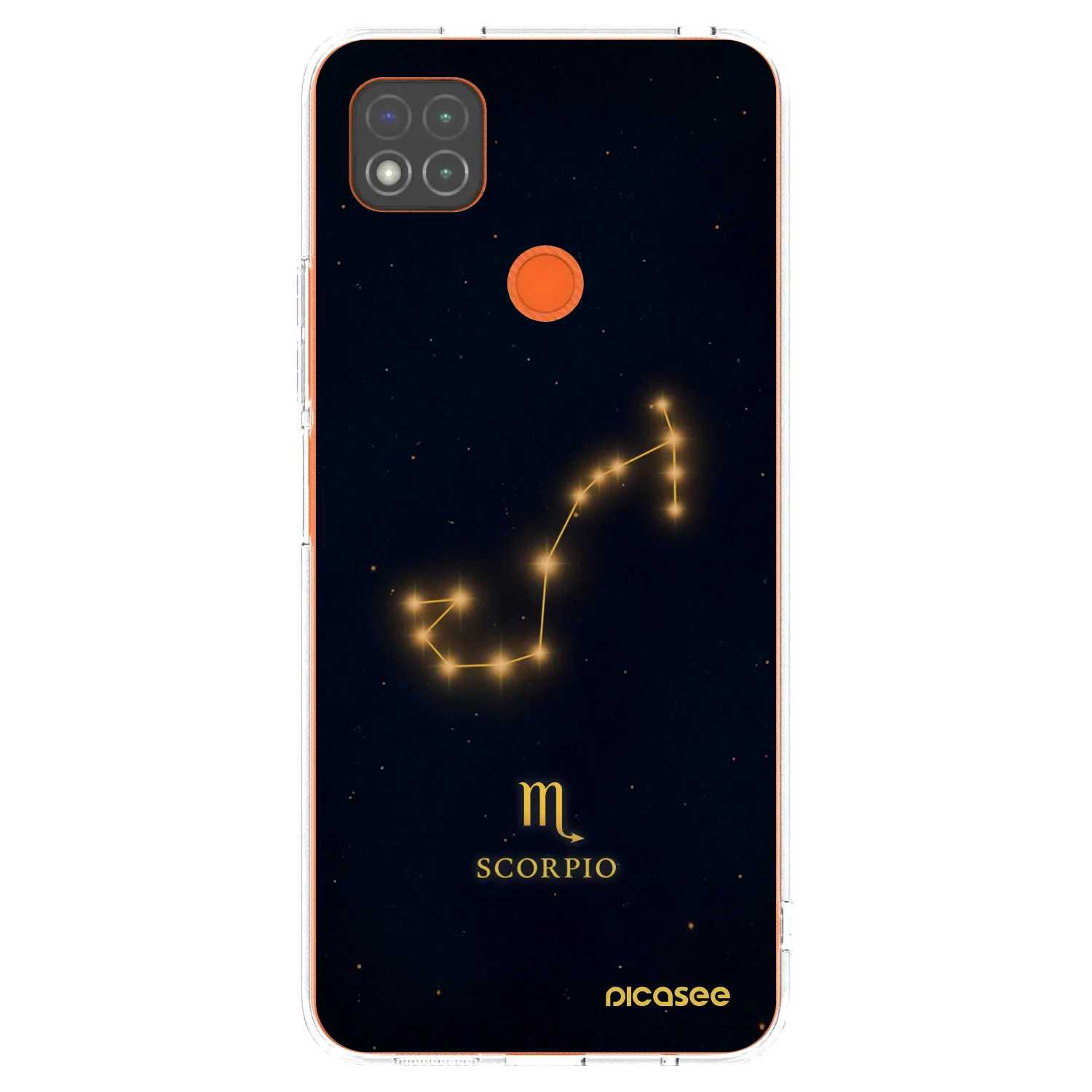Picasee silikonska prozirna maskica za Xiaomi Redmi 9C - SCORPIO