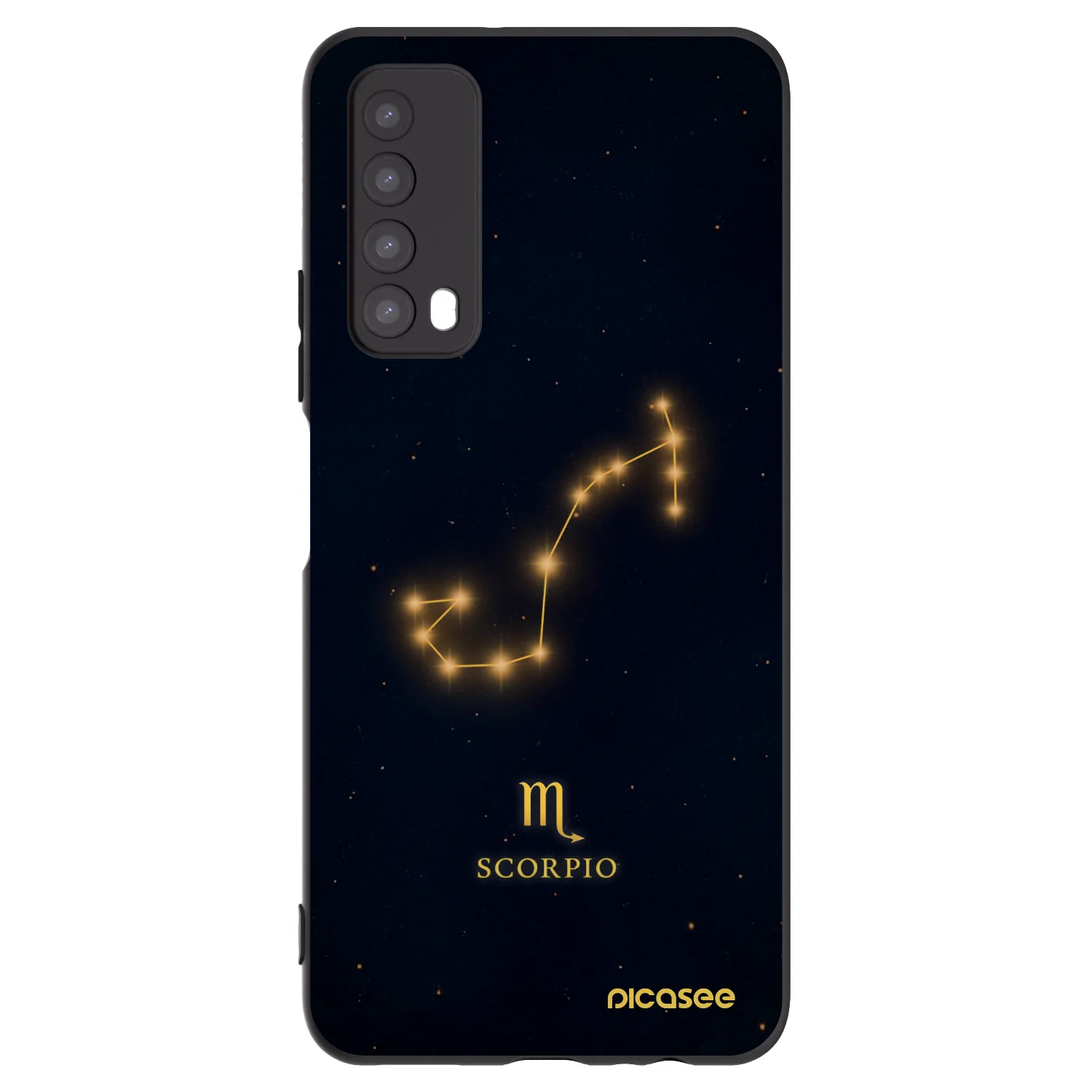 Picasee crna silikonska maskica za Huawei P Smart 2021 - SCORPIO