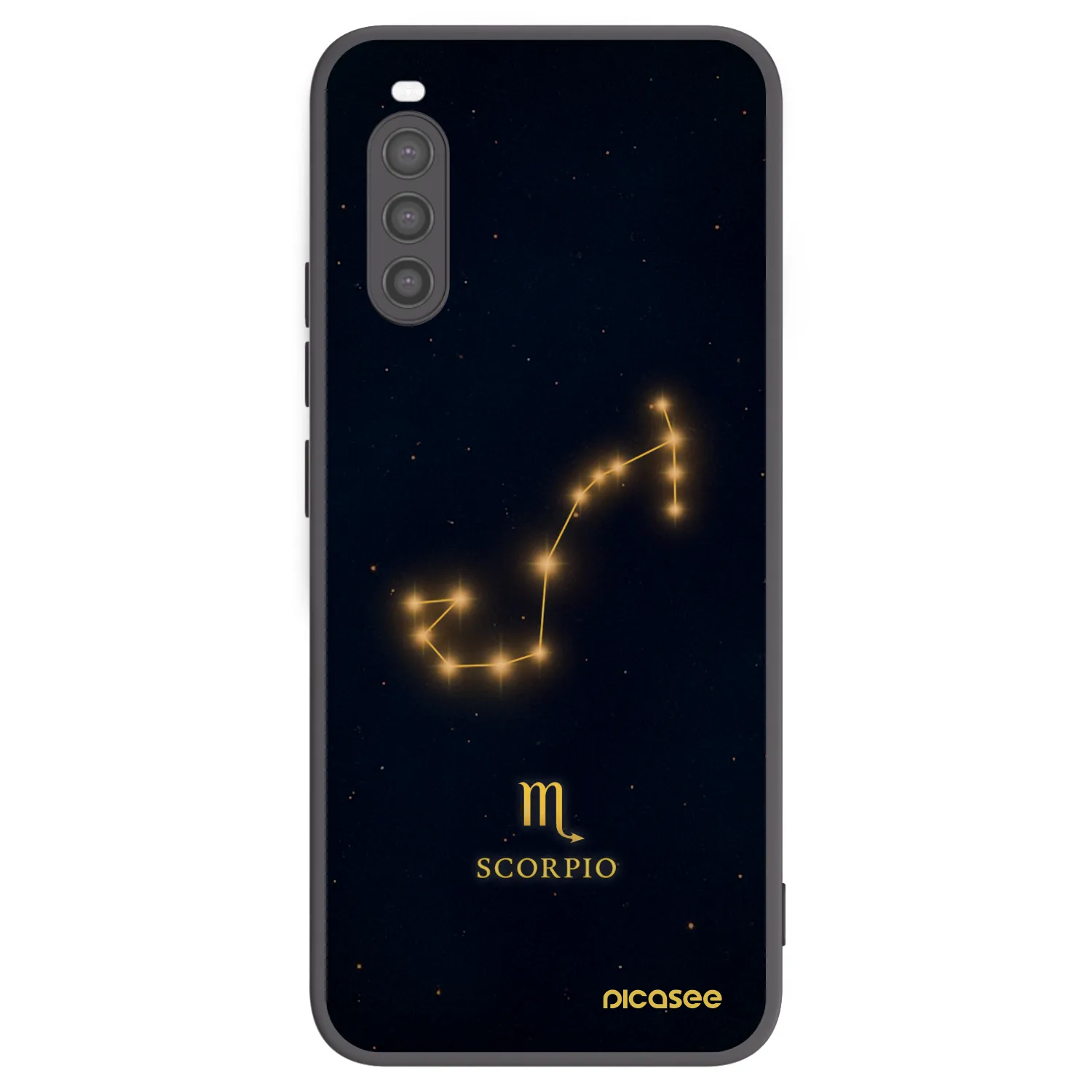 Picasee crna silikonska maskica za Sony Xperia 10 II - SCORPIO