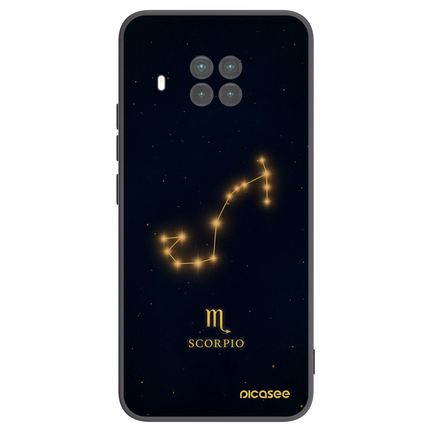 Picasee crna silikonska maskica za Xiaomi Mi 10T Lite - SCORPIO