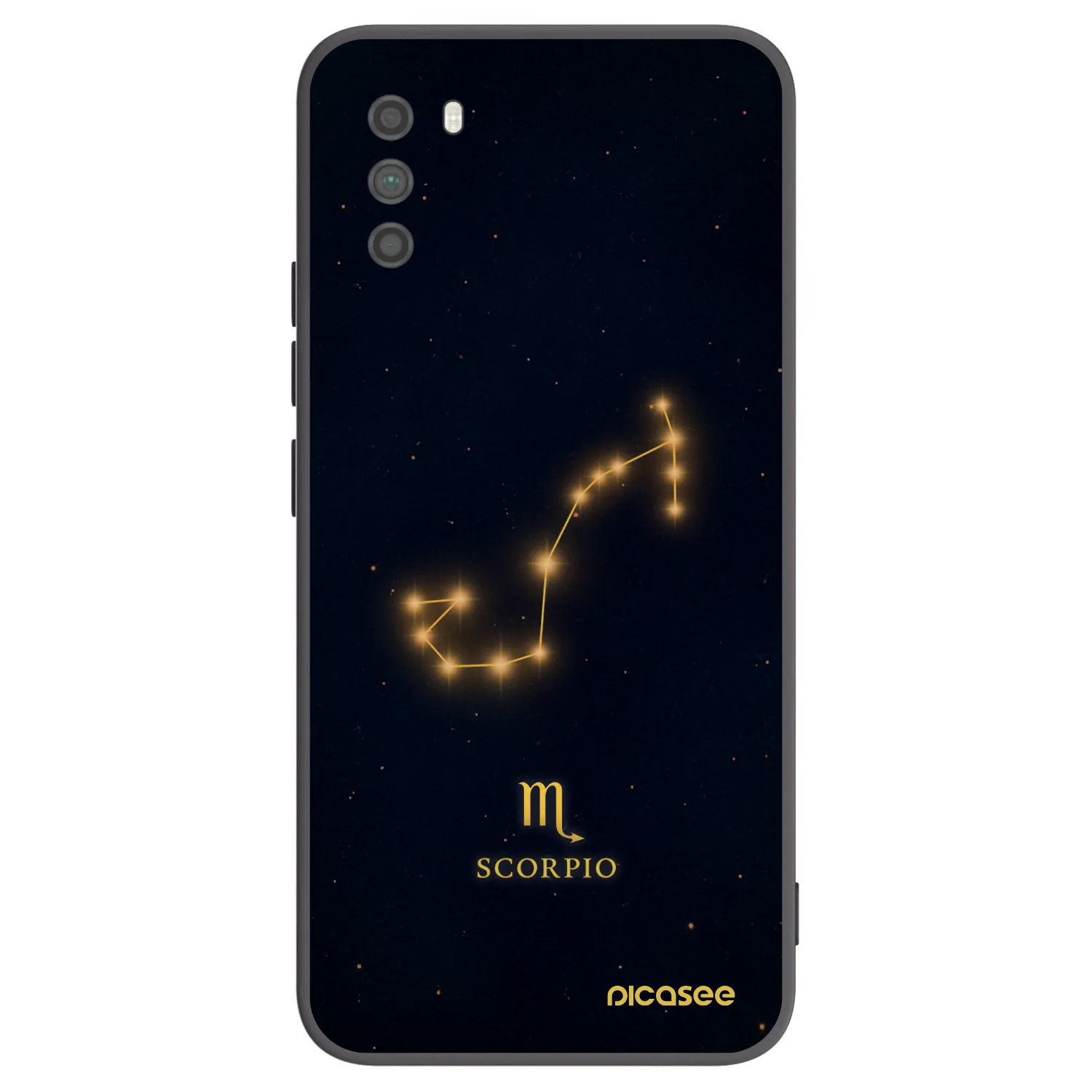 Picasee crna silikonska maskica za Xiaomi Poco M3 - SCORPIO