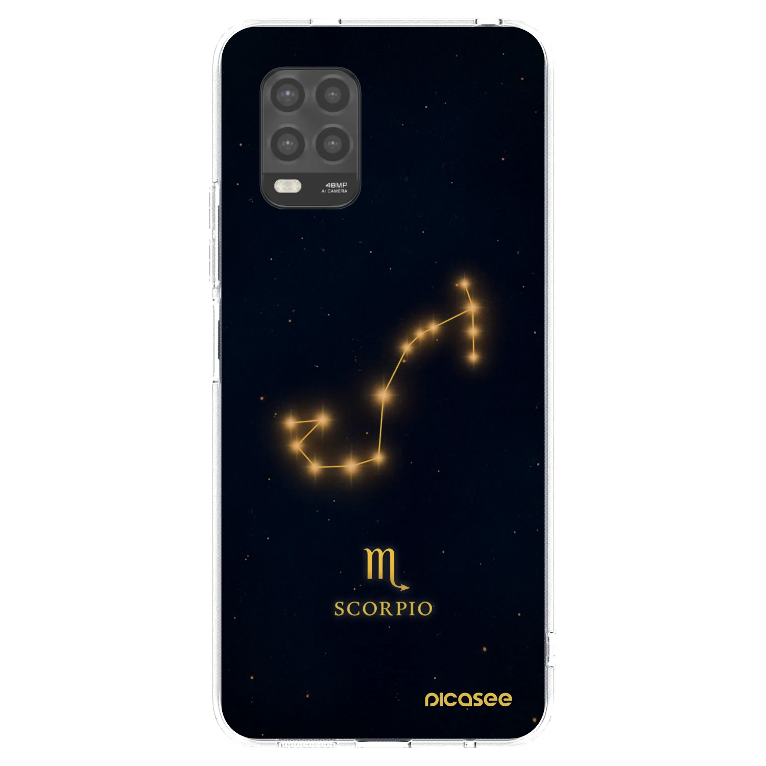 Picasee silikonska prozirna maskica za Xiaomi Mi 10 Lite - SCORPIO