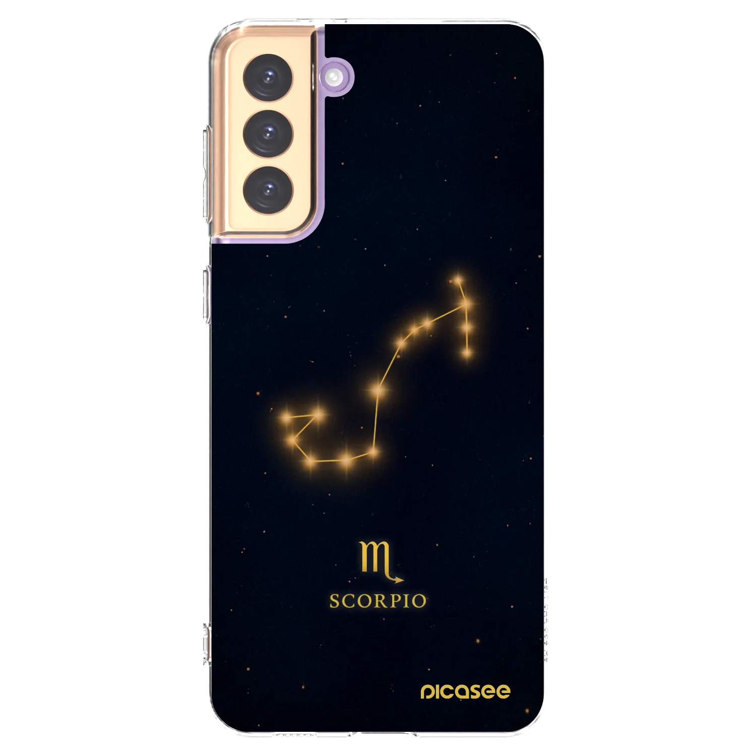 Picasee silikonska prozirna maskica za Samsung Galaxy S21+ 5G G996F - SCORPIO