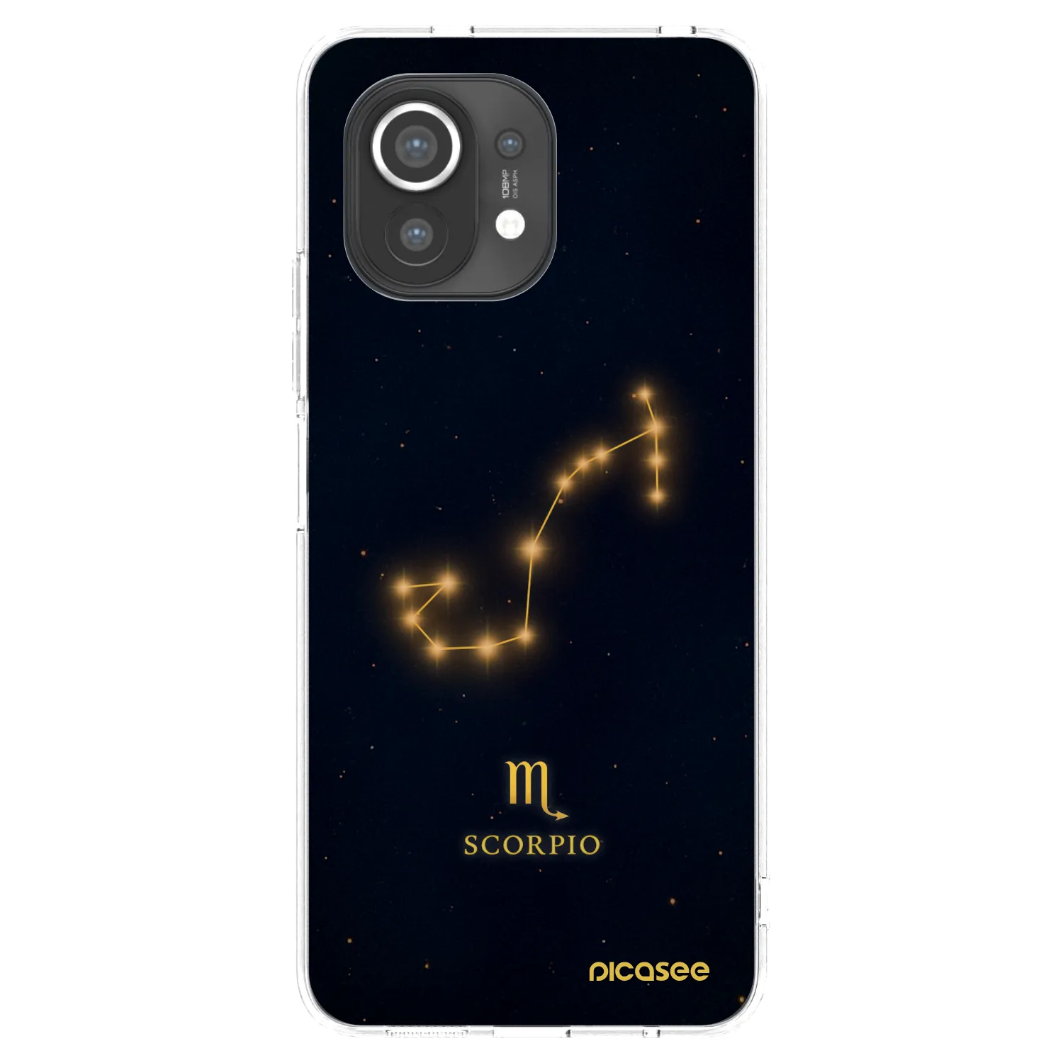 Picasee silikonska prozirna maskica za Xiaomi Mi 11 - SCORPIO