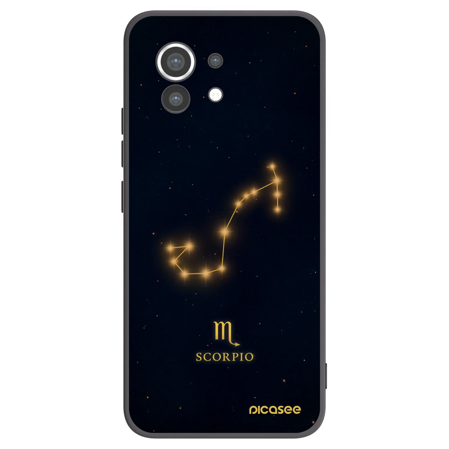 Picasee crna silikonska maskica za Xiaomi Mi 11 - SCORPIO
