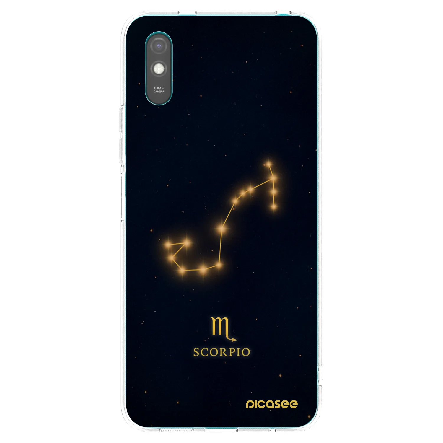 Picasee silikonska prozirna maskica za Xiaomi Redmi 9AT - SCORPIO