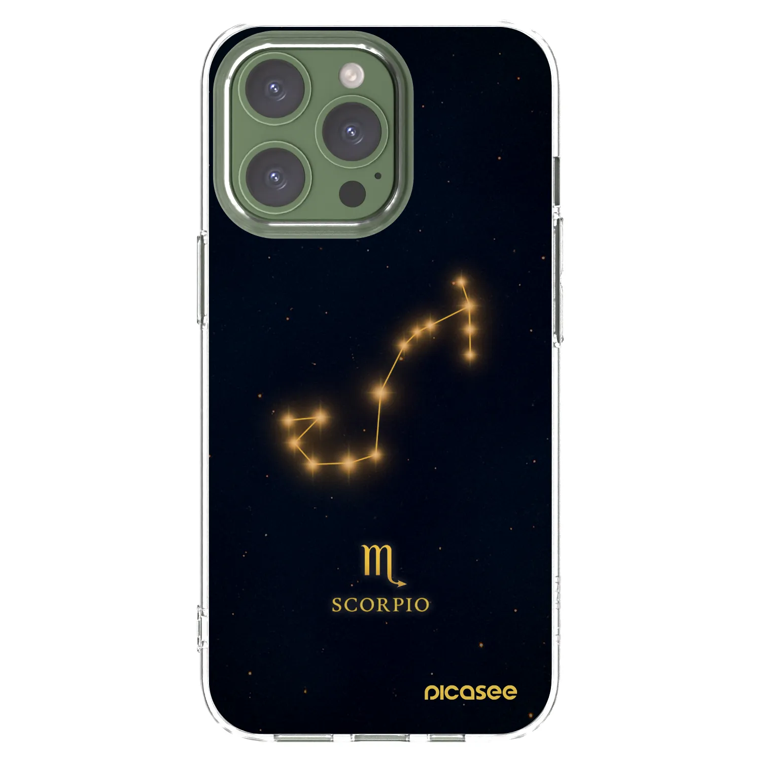 Picasee silikonska prozirna maskica za Apple iPhone 13 Pro - SCORPIO