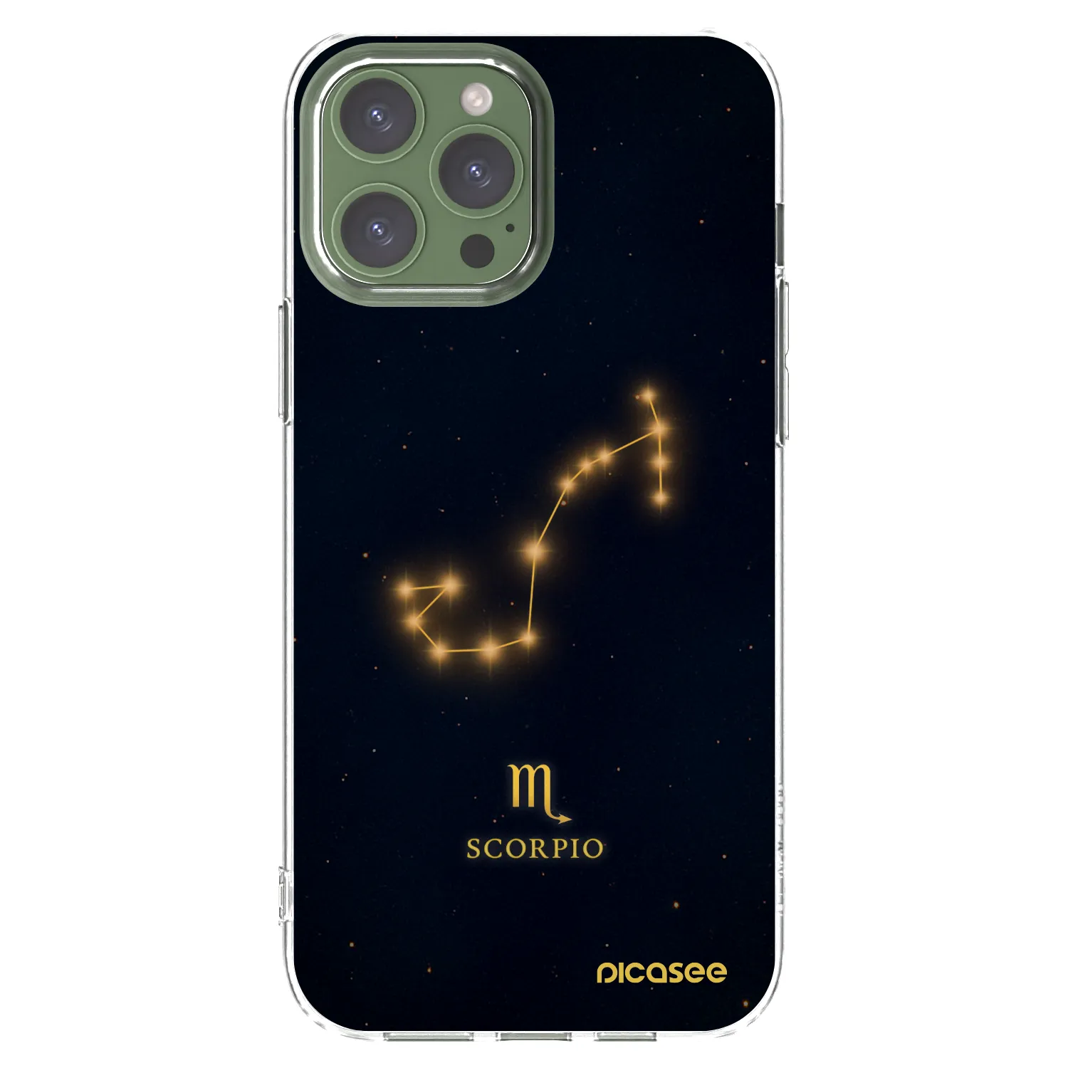 Picasee silikonska prozirna maskica za Apple iPhone 13 Pro Max - SCORPIO