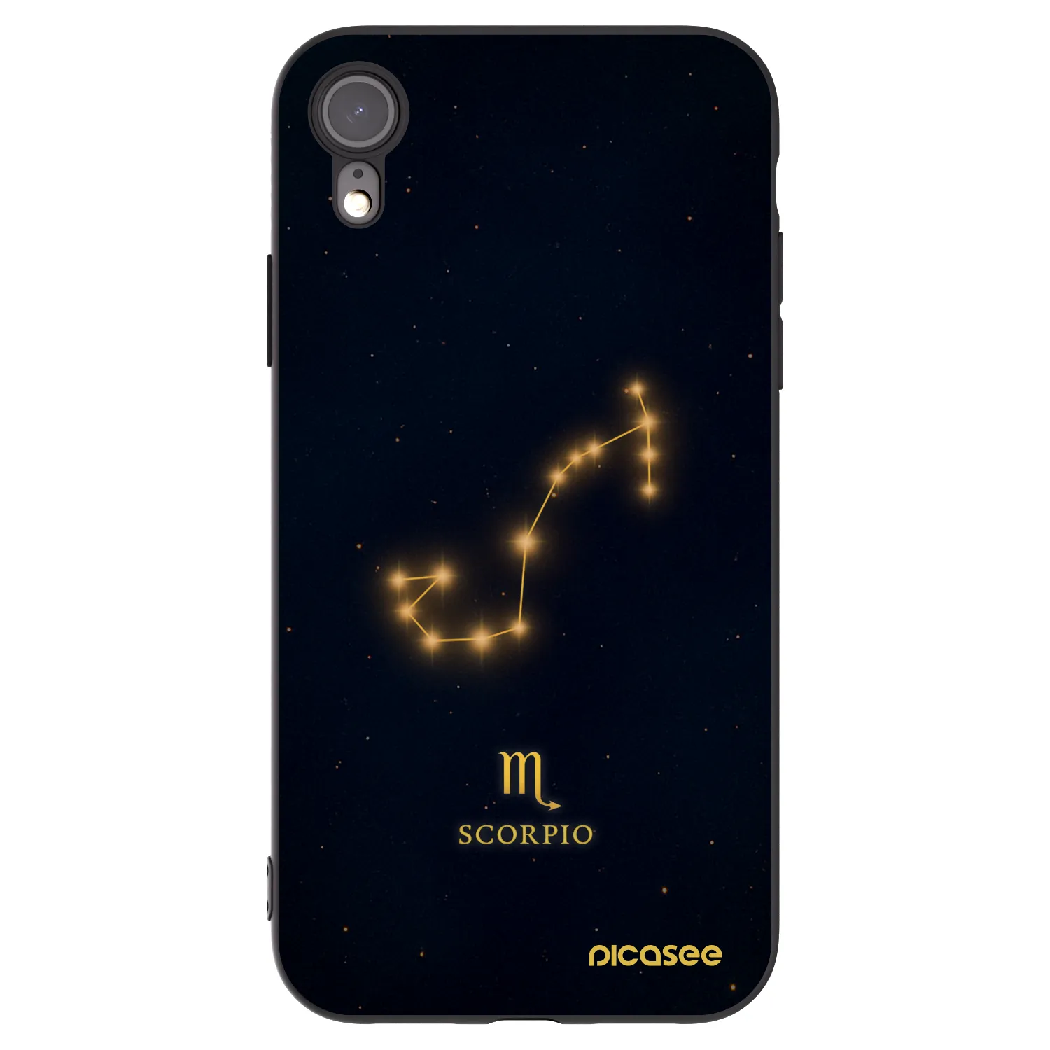 Picasee crna silikonska maskica za Apple iPhone 6 Plus/6S Plus - SCORPIO