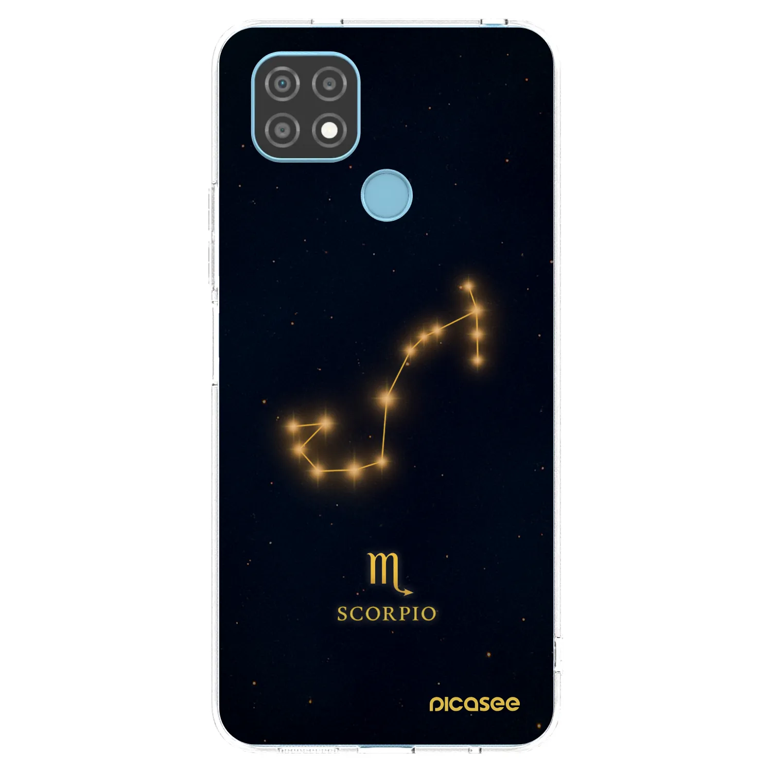 Picasee silikonska prozirna maskica za Realme C21 - SCORPIO
