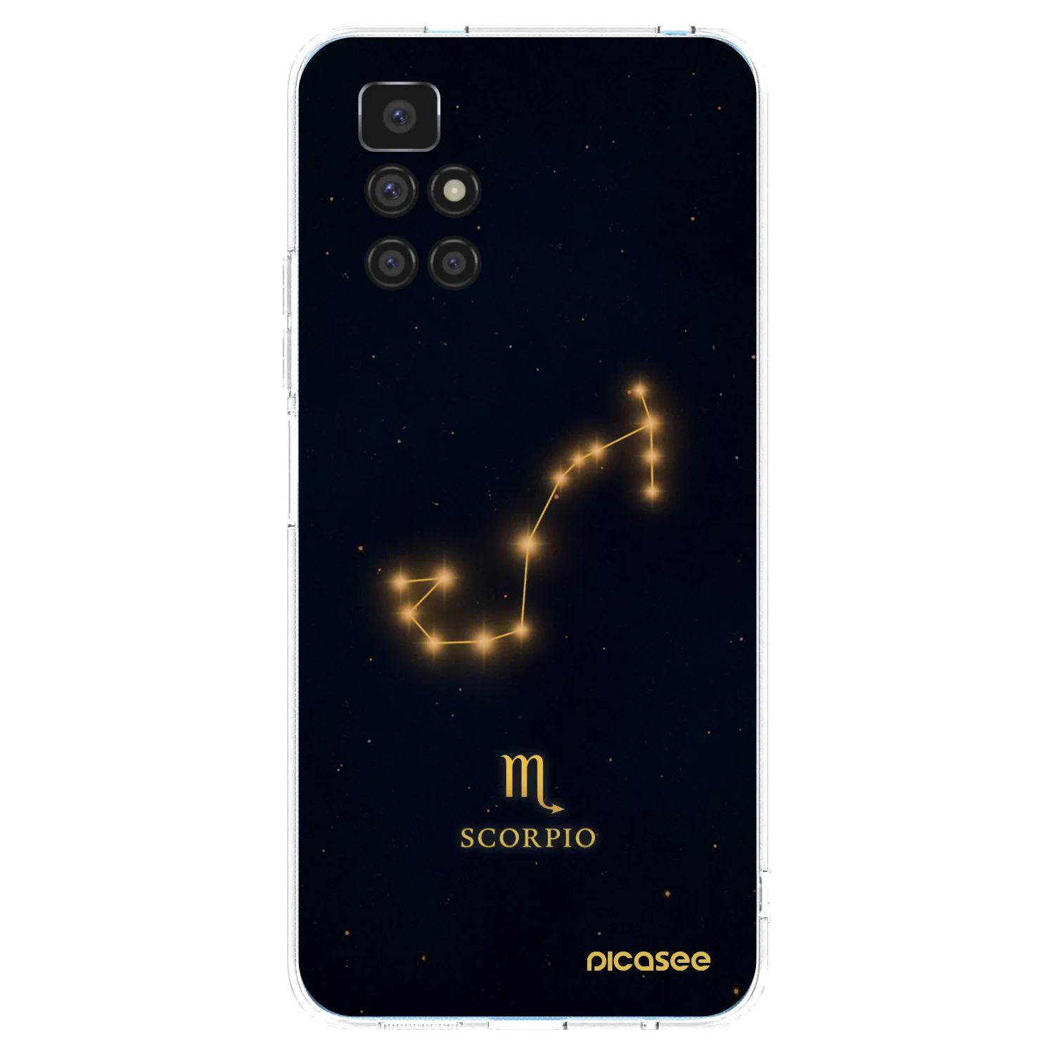 Picasee silikonska prozirna maskica za Xiaomi Redmi 10 - SCORPIO