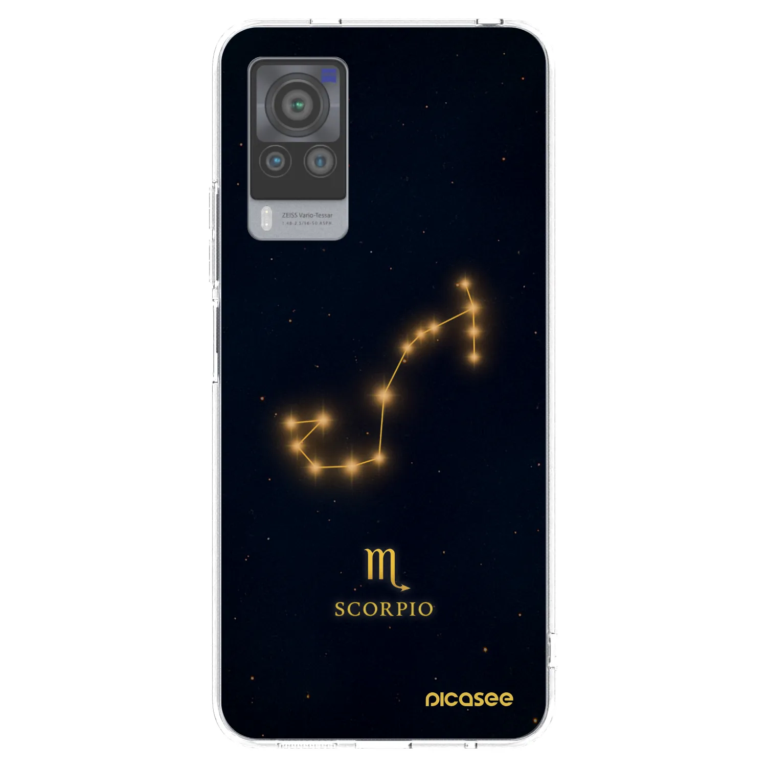 Picasee silikonska prozirna maskica za Vivo X60 Pro 5G - SCORPIO