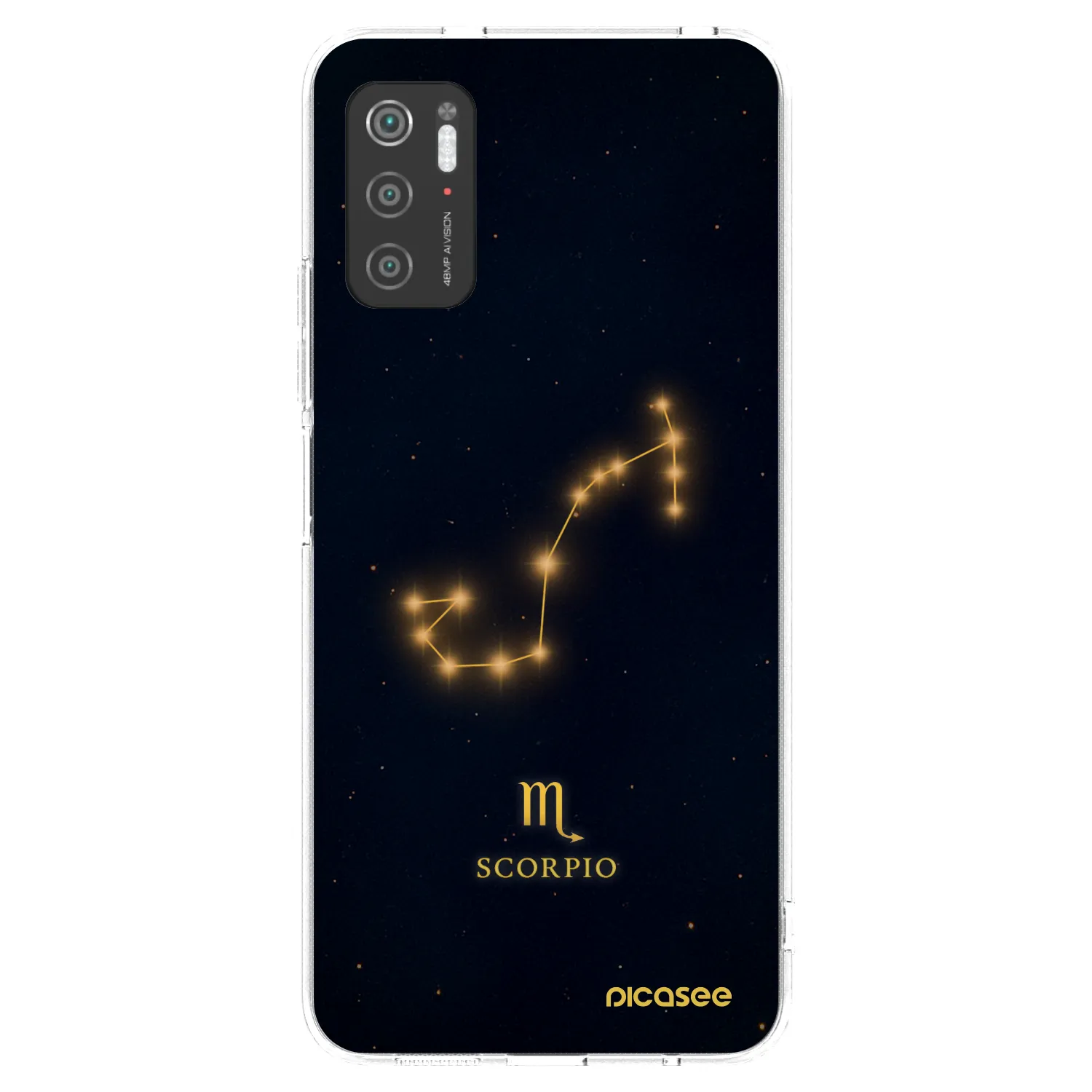 Picasee silikonska prozirna maskica za Xiaomi Poco M3 Pro 5G - SCORPIO