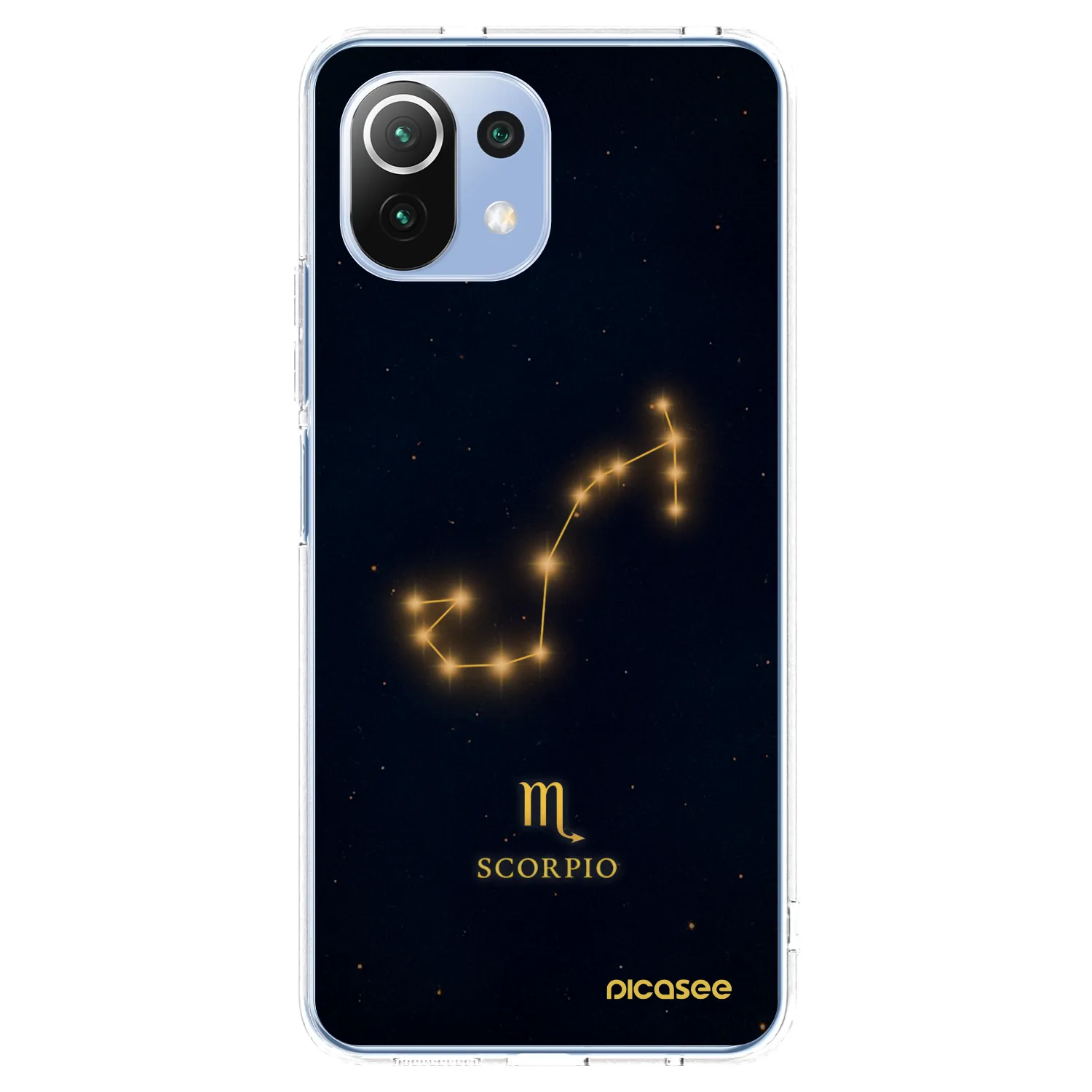 Picasee silikonska prozirna maskica za Xiaomi 11 Lite 5G NE - SCORPIO